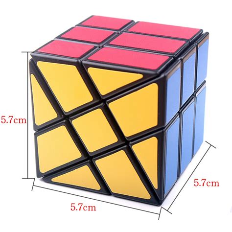 Quebra cabeça mágico 2x2x2 fisher mais novo cubo mágico volante de