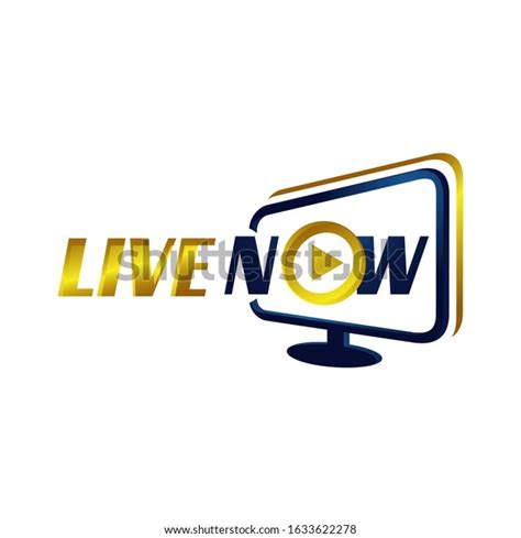 Live Now Logo Icon Tv News Stock Vector (Royalty Free) 1633622278 ...