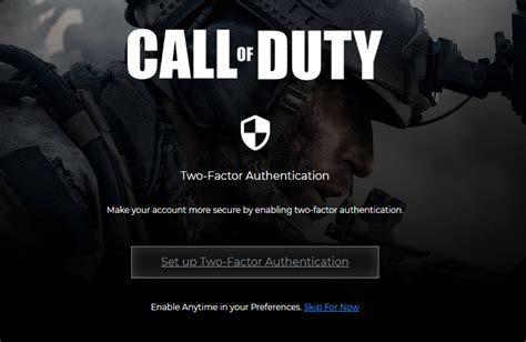 How To Set Up Two Factor Authentication On Your Call Of Duty Account