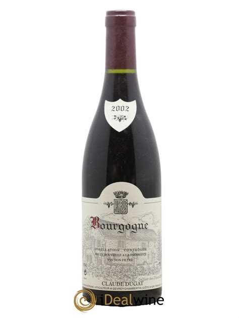 Buy Bourgogne Claude Dugat 2002 Lot 2326