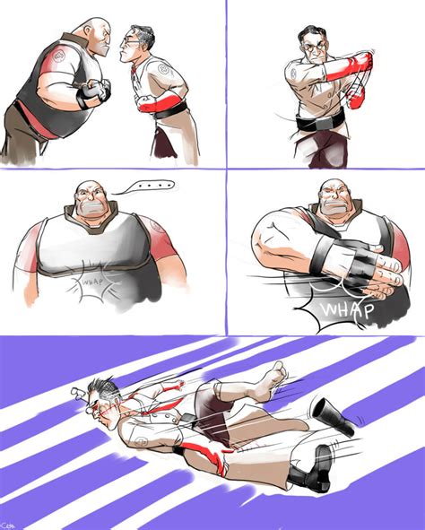 why Heavy and Medic do not fight by yang on DeviantArt