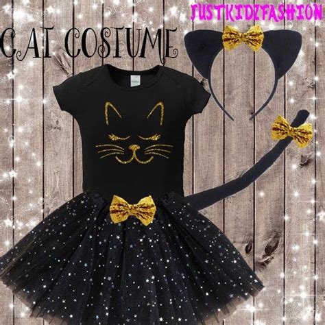 girls cat costume baby girl cat costume toddler girl costume toddler cat costume cat halloween ...