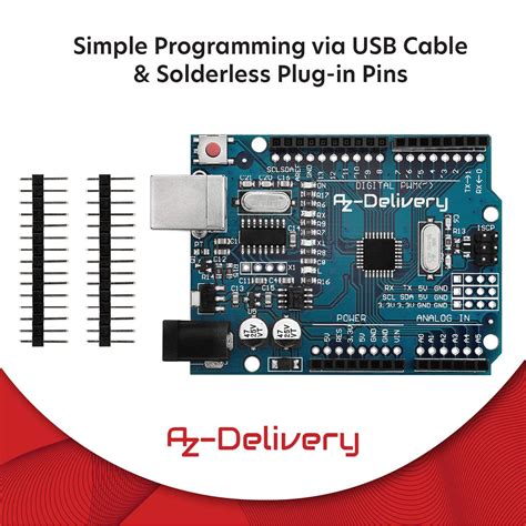 Arduino Uno R4 Set De 5 Cartes Microcontrôleur Az Atmega328