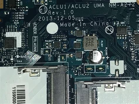 Placa Base Aclu Aclu Uma Nm A Para Lenovo G Procesador