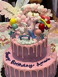 Amazon MOVINPE Unicorn Cake Topper Magic Unicorns Sculpture Pink