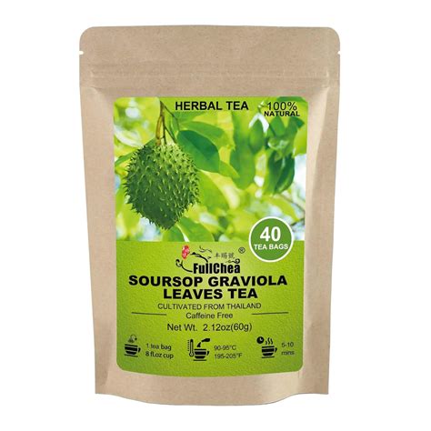 Amazon Fullchea Soursop Leaves Tea Bags Teabags G Bag