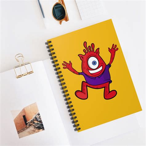 Sergio The Cyclopes Monster Spiral Notebook Journal Kids Art Drawing