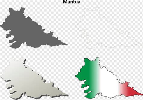 Conjunto De Mapa De Contorno Detallado En Blanco De Mantua Png Pngwing