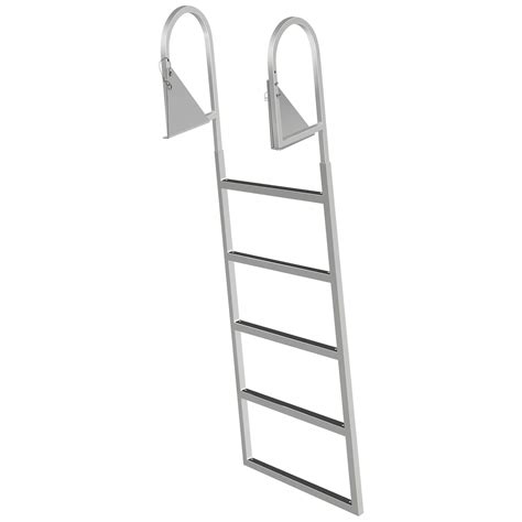 VEVOR Dock Ladders Flip Up, Dock Ladder with Rubber Mat, Swim Ladder ...