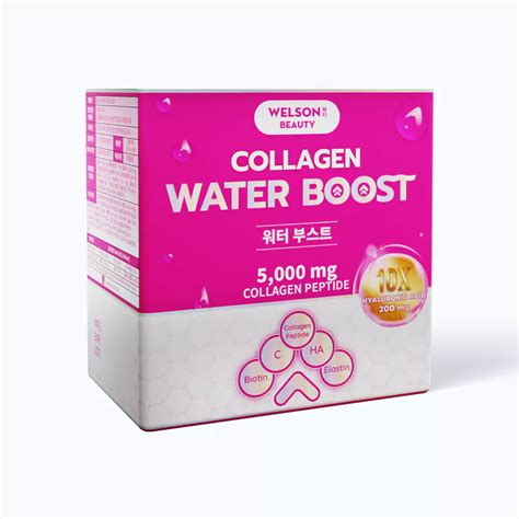 Nước uống đẹp da collagen Welson Beauty 10x Water Boost của Hàn Quốc