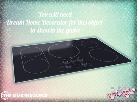 The Sims Resource Arcum Cooktop Sims 4 Kitchen Sims 4 Tsr Sims