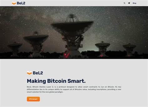 Home BeL2 Bitcoin Elastos Layer 2