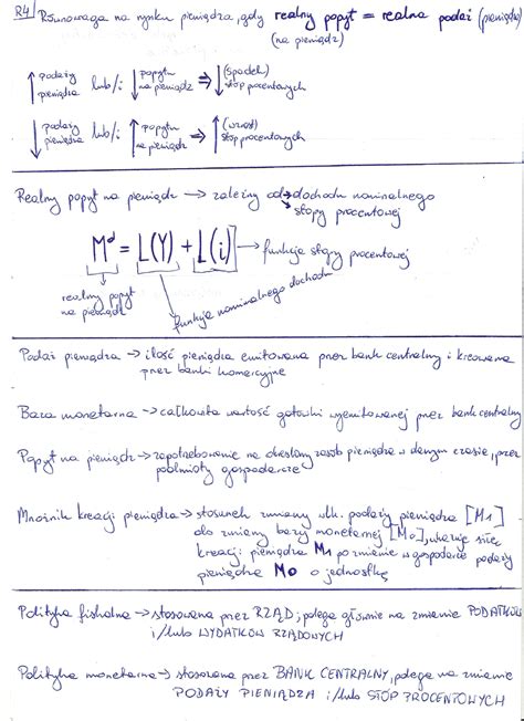 Skanowanie 0002 Kompleksowe Notatki Do Egzaminu Makroekonomia II