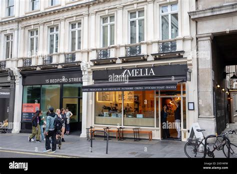 Covent Garden London Amelia Cafe And Restaurant In Bedford Street In