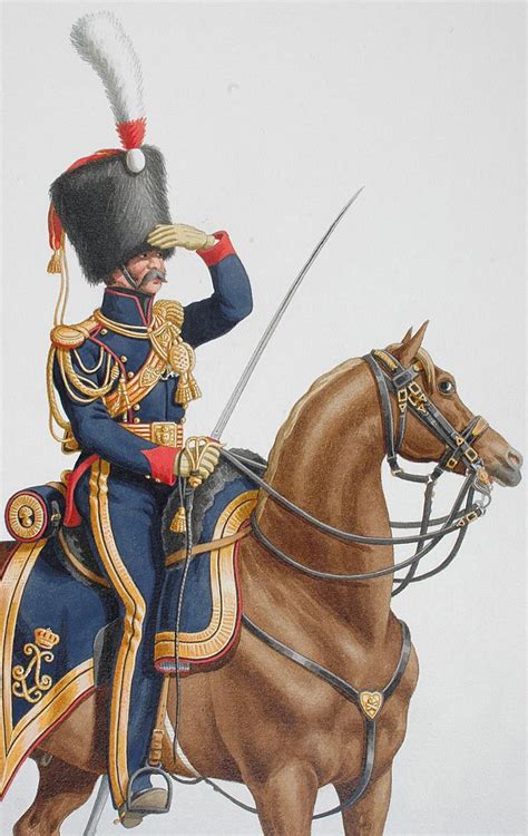 Auguste Moltzheim Garde Royale Artillerie à Cheval Chef d Escadron