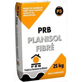 Ragreage Sol Fibre Autolissant Planisol Fibre Prb Sac 25 Kg