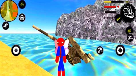 Amazing Spider Stickman Rope Hero Vice Town Youtube