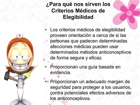 Criterios De Elegibilidad Para Los Métodos Anticonceptivos Ppt