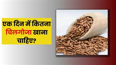 एक दिन में कितना चिलगोजा खाना चाहिए जानें खाने का सही तरीका How Many Pine Nuts Should You Eat