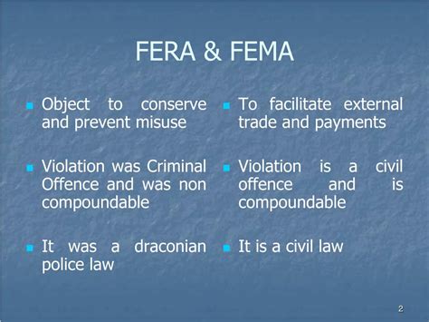 Ppt Foreign Exchange Management Act Fema Powerpoint Presentation