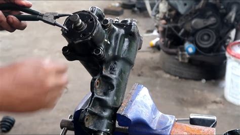 How To Repair Power Steering Box Mitsubishi Pajero Cara Menukar