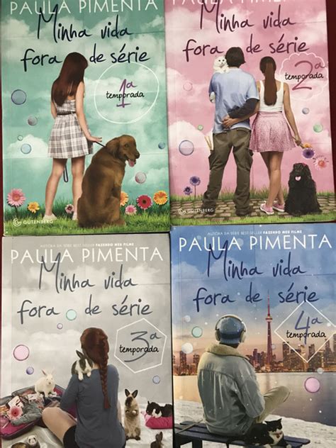 Livro Minha Vida Fora De Série 4 Volumes Paula Pimenta