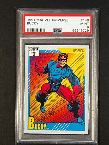 Bucky Impel Marvel Universe Legends Card Psa Mint Ebay