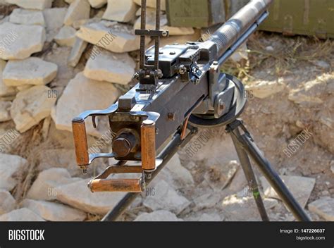 Dshk Soviet Heavy Machine Gun Image Photo Bigstock