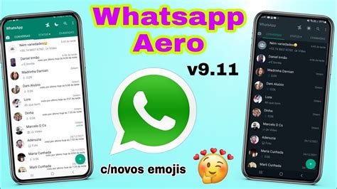 Whatsapp Aero Atualizado O Melhor Whatsapp Do Momento Youtube