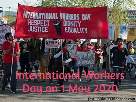 International Workers Day On 1 May 2020 Festivaldayes