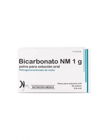 Bicarbonato Nm G Polvo Para Soluci N Oral Sobres Ib Ez Farmacia