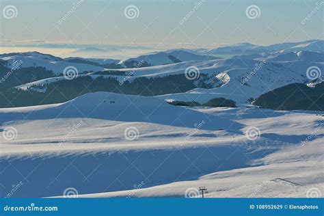 Beautiful Winter View in Bucegi Mountains,Romania Stock Image - Image ...