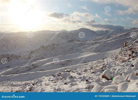 Snow St Catherine South Sinai Catherine In The Snow Musa Mountain