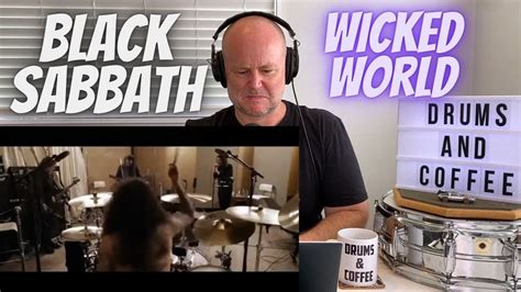 Drum Teacher Reacts Black Sabbath Wicked World Studio Recording