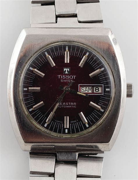 ZEGAREK MĘSKI NA RĘKĘ SEASTAR Szwajcaria Tissot ok 1970 Dom