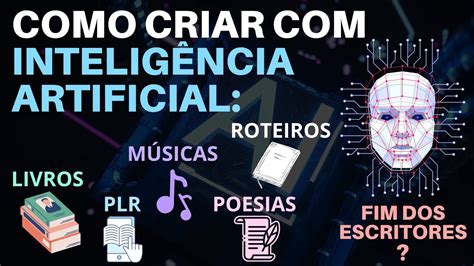 Como criar INTELIGÊNCIA ARTIFICIAL livros PLR poesias roteiros