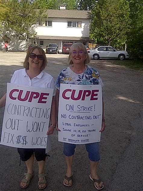 Cupe 608 Naramata Centre Strike Action