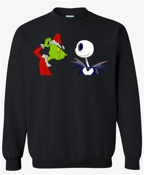 Grinch Who Stole The Nightmare Before Christmas Tee Transparent Png