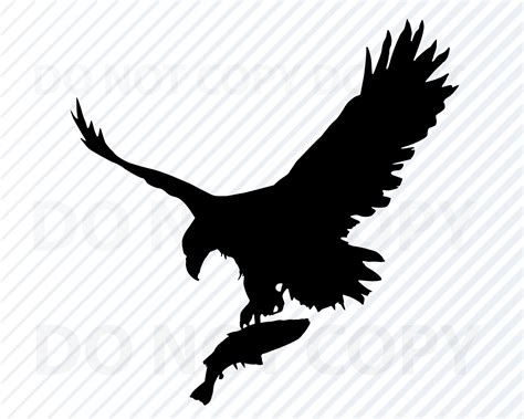 Eagle SVG Files Clipart - Clip Art Silhouette Vector Images - Cutting