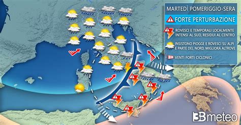 Meteo Entro Stasera Nuovi Nubifragi Forti Temporali E Burrasche Di