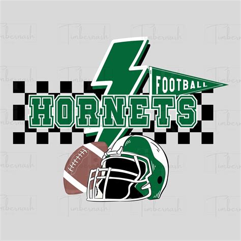 Hornets Football PNG Hornets Football Sublimation Hornets - Etsy