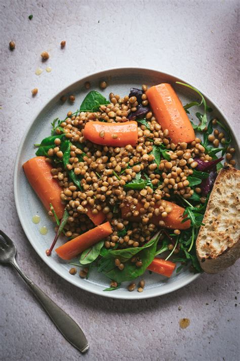 Einfacher Linsensalat Mit Karotten Use Your Food