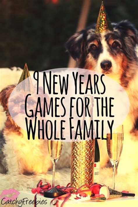 9 New Years Games for the Whole Family! -CatchyFreebies