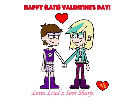 Luna Loud and Sam Sharp (Loud Valentines part 1/2) by MABtoons on DeviantArt