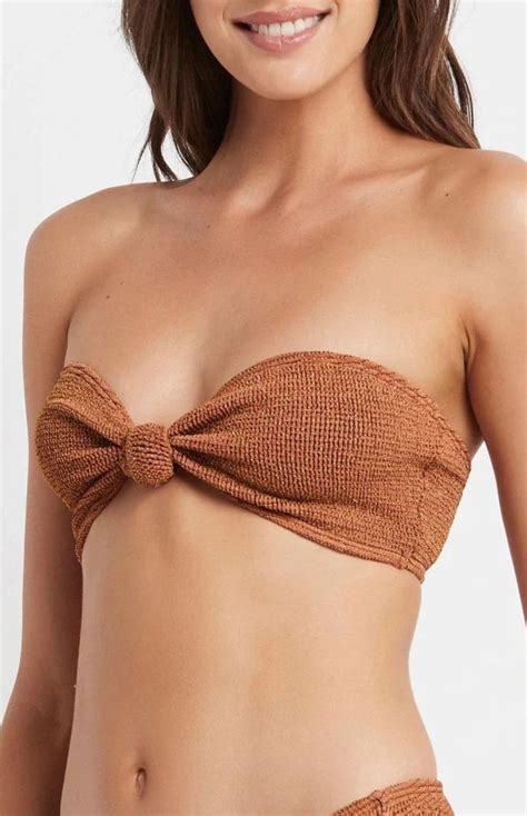 SAHARA BANDEAU SCENE BRIEF BIKINI SET BOND EYE