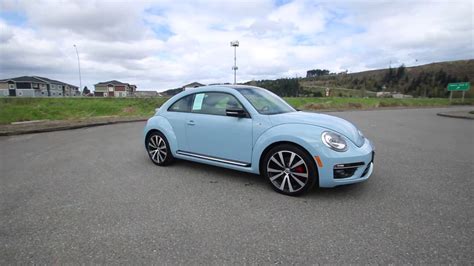 2014 Volkswagen Beetle 20t R Line Denim Blue Em643635 Seattle