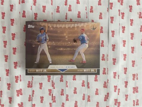 2022 Topps X Bobby Witt Jr Crown Collection Bobby Witt Jr Bobby