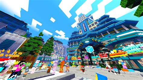 New CubeCraft Lobby in Shaders | CubeCraft Games