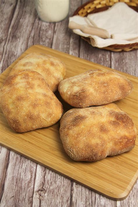 Ciabattine Di Pane Con Lievito Madre Forno E Pietra