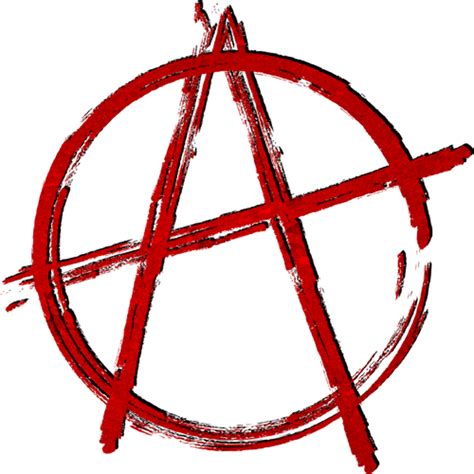 Anarchy Symbol Grunge Texture Rebel Emblem Transparent